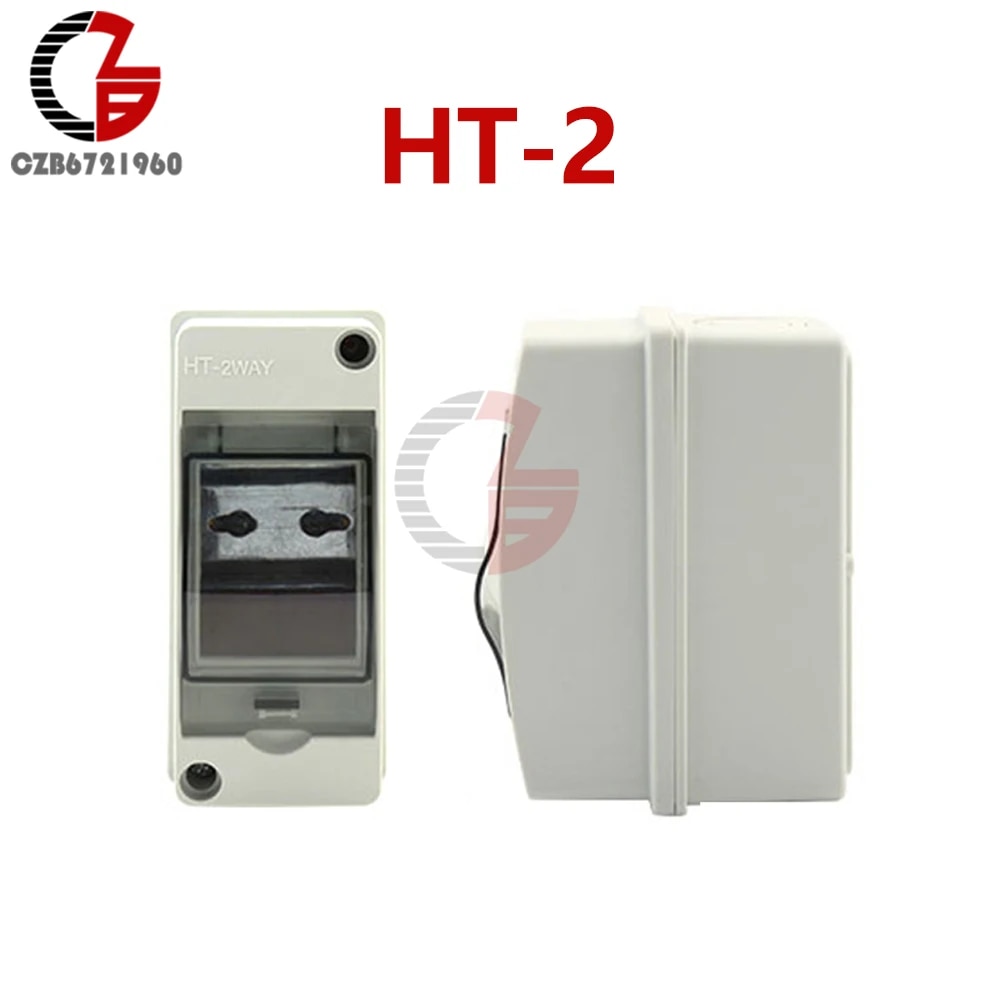 2/5/8/12/15/18/24 Ways Outdoor Waterproof Electrical Distribution Box Circuit Breaker MCB Power Plastic Junction Wire Box IP65. 