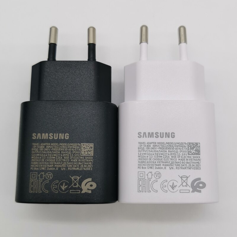 Samsung Z Flip Fold 4 3 Charger 25w Pd Super Fast Charging Power Adapter For Galaxy S20 S21 S22 Note 20 Ultra 10 A73 A72 A71 A70. 