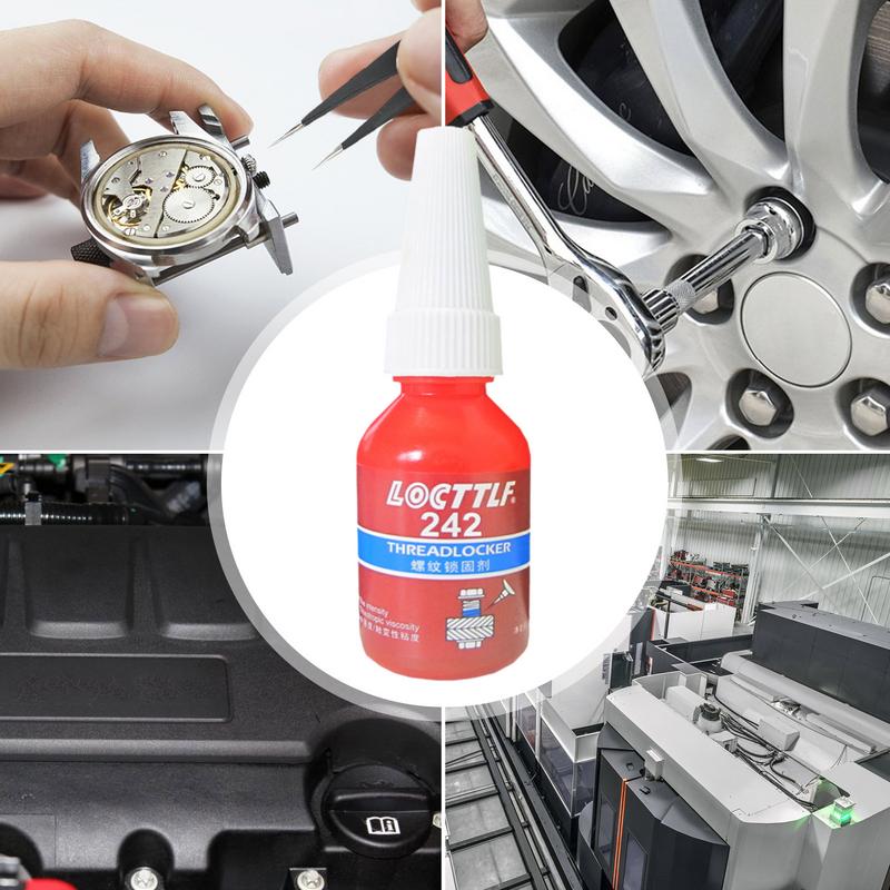 10ml Threadlocker Loctite 242 Screw Glue Thread Locking Agent Anaerobic Glue Anti-loose Screw Adhesive For Household Use Amour zii. 