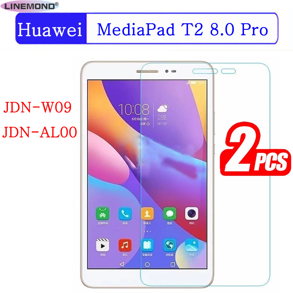 (2 Packs) 9H Tempered Glass For Huawei MediaPad T2 8.0 Pro JDN-W09 JDN-AL00 Full Coverage Screen Protector Tablet Film