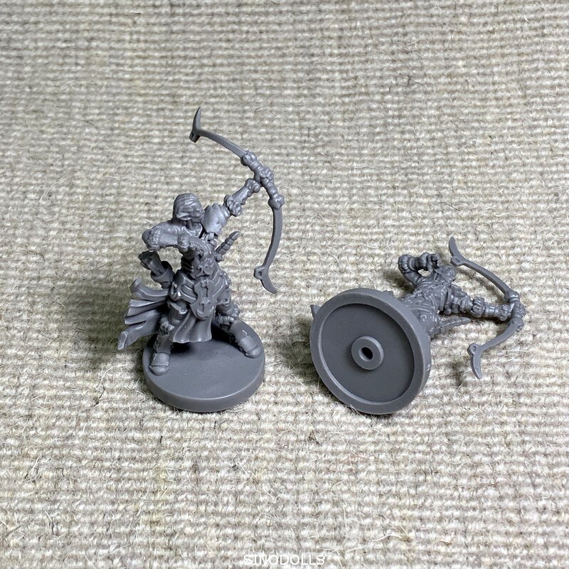 Archer Sea Serpent Monsters Wolf Giant Warriors Board Game Miniatures War Game Role Playing Figures TRPG Toy Unpainted. 