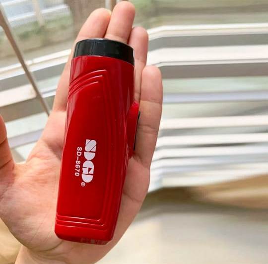 Rechargeable Led Flash Sd 8670 Torch Light - Illuminate Your Path With The Rechargeable Led Torch Light. 