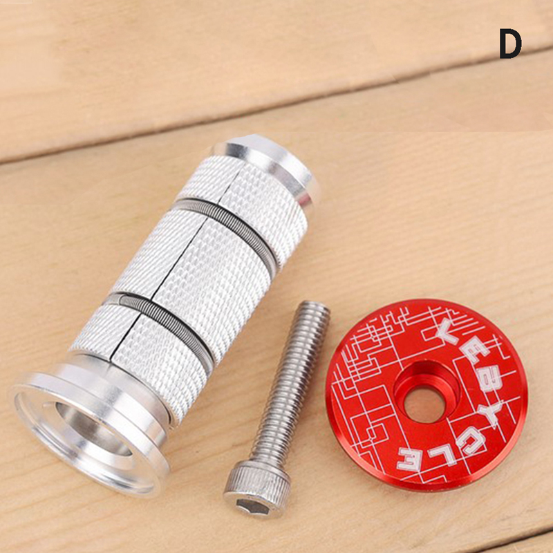 Bike Headset Expander Stem Top Cap Alloy Compression Plug Nut Bicycle Front Fork