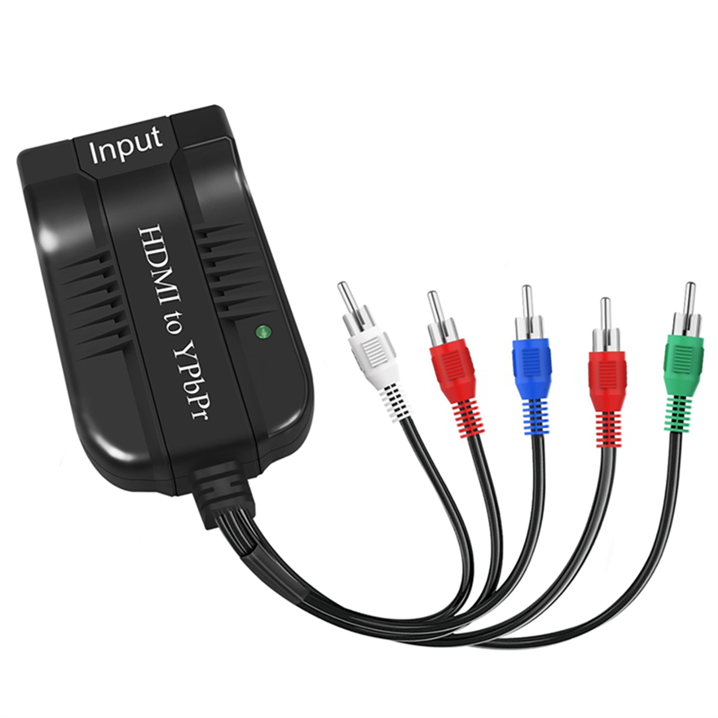 1080P Component Video YPbPr Male RGB Converter Adapter with R/L Audio Output with Hdmi to Ypbpr Words. 