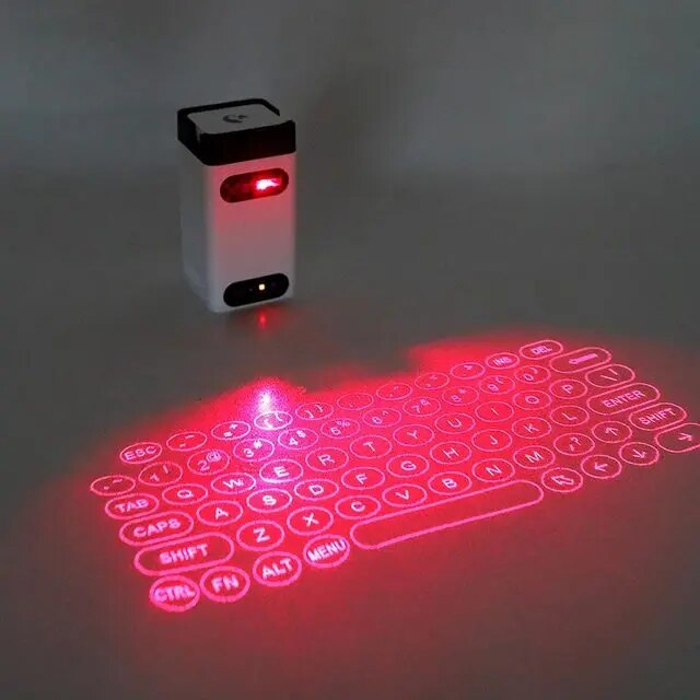New New Virtual Laser Keyboard Wireless Projector Phone Keyboard For Computer Pad Laptop With Mouse Function. 
