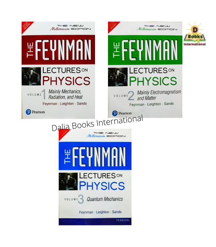 The Lectures on Physics: Mainly Mechanics, Radiation and Heat (Vol-1 ,Vol-2, Vol-3) by Richard P. Feynman. 