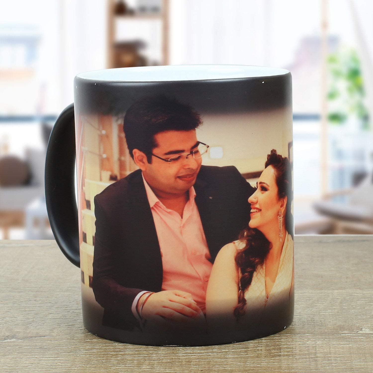 Color Changing Ceramic Magic Photo Mug - Personalized With Photo or Text INTE-6601. 