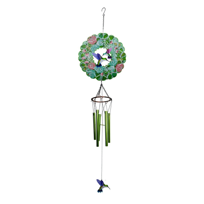 Wind Chimes with Bird Wind Spinner 42.1Inch Windchimes Outdoor Decor Hanging Mobile for Garden Porch Patio Backyard