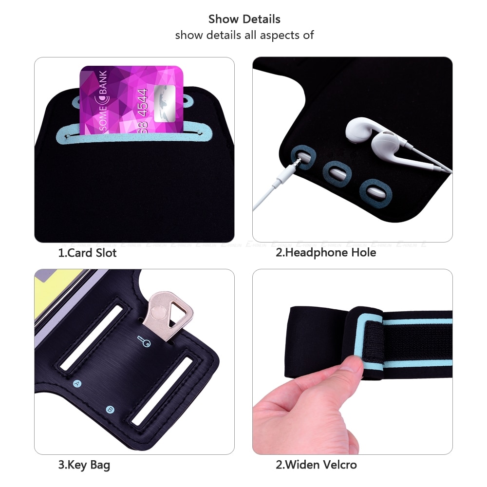 【Homesickneisi】【2023】 Waterproof Running Sport Gym Arm Band For OnePlus Ace 2 11 11R 10T 10 10R 9 9R 9RT 8T 8 7 Pro 7T 6T 6 5T 5 3T 3 Phone Case Cover. 