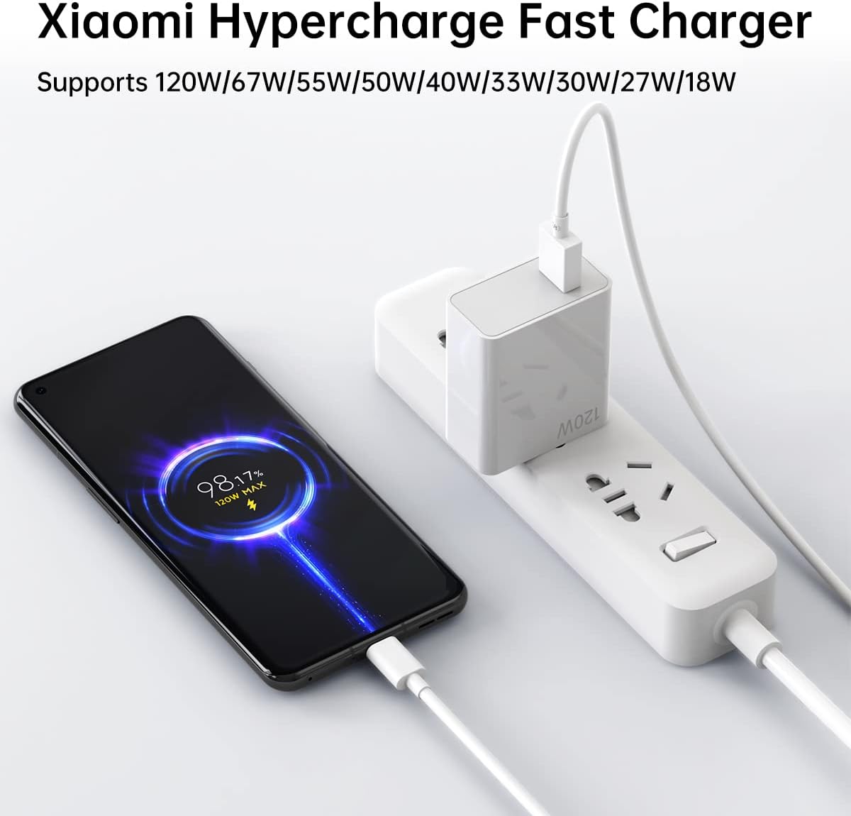 for Xiaomi Charger 120W Hypercharge Fast Wall Charger 90W for Xiaomi 15 14 13 12 14t 13t 12t 12s Pro Lite Redmi Note k80 K70 K60 K50 12 11 Pro Plus Black Shark 4 5 Poco F4 Gt Mi Turbo 6A USB C Cablev. 