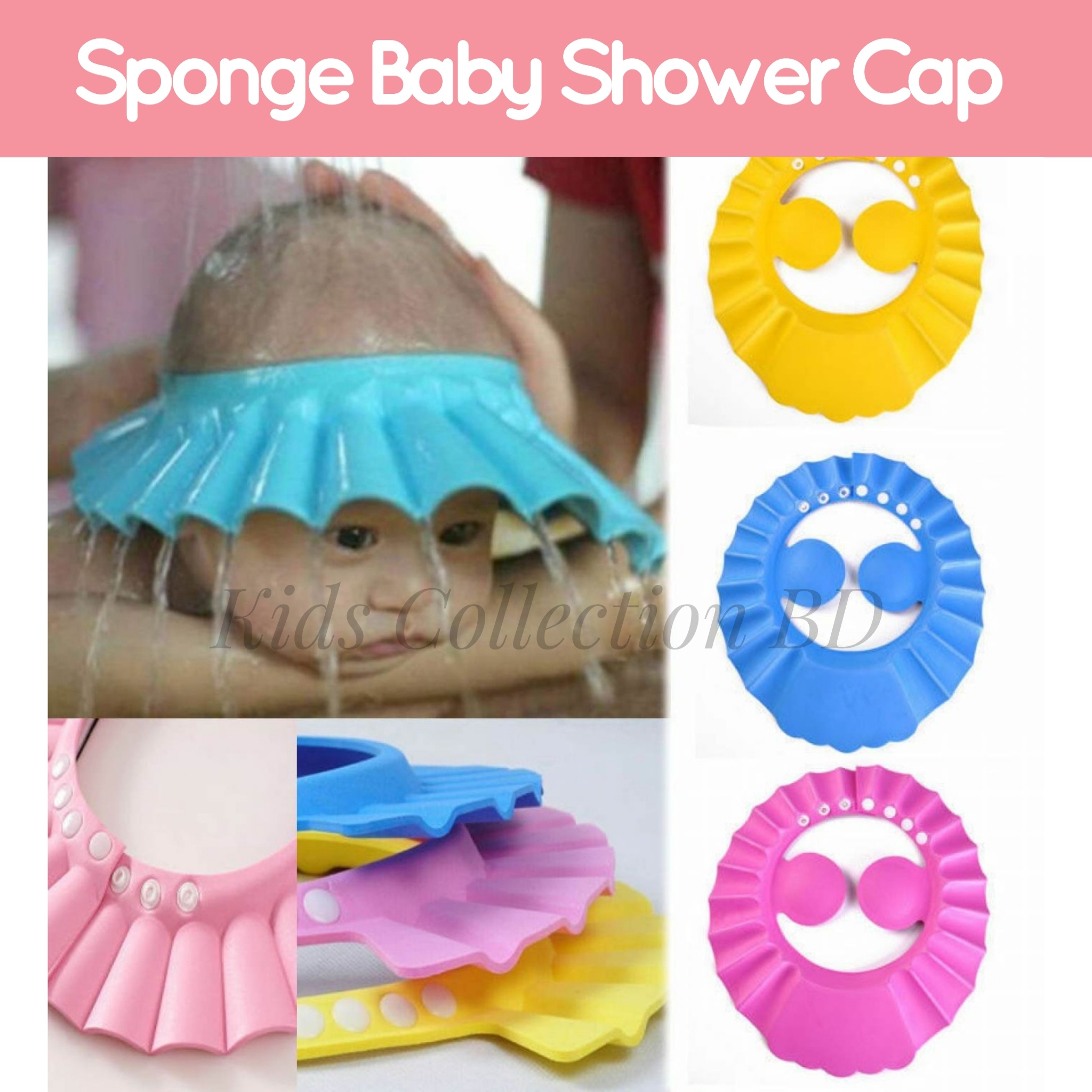 Baby Bath Shower Cap - Multicolor: Buy 