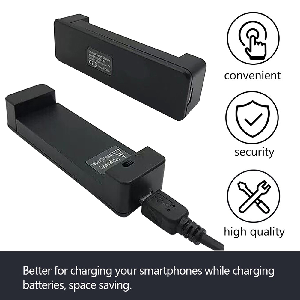 Universal Mobile Battery Charger LCD Indicator Screen For Cell Phones With USB-Port Charger For Most Lithium-Ion Batteries. 