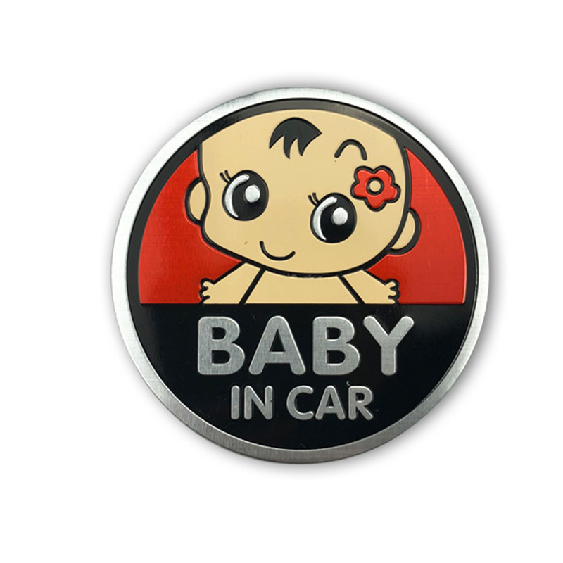 Baby in Car Sticker Car Aluminum Sticker for Fabia J