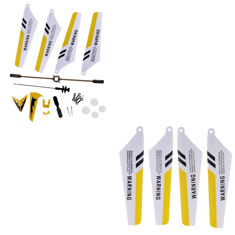 【Lejia】Syma 2Set Parts for Syma S107 RC Helicopter, Blades, Main Shaft,Tail Decorations, Tail Balance Bar, Set. 