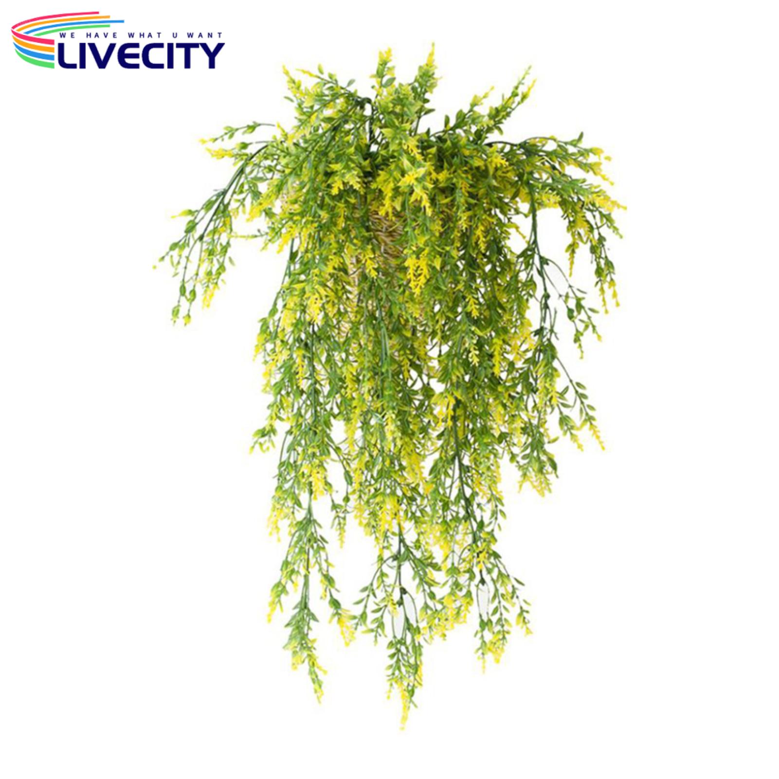Fake Vine Realistic Wedding Party Simulated Leaves Garden Decor