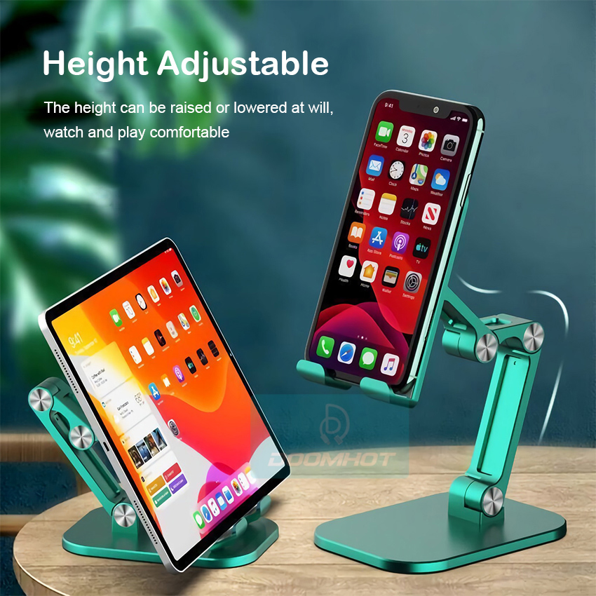 DoomHot Phone Holder Premium Universal Phone Stand Portable Adjustable Angle Folding Smart Phone Stand Dock Holder. 
