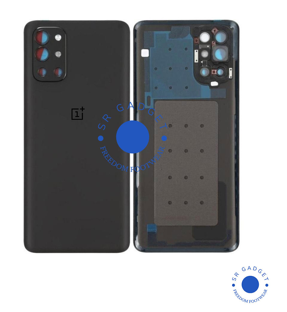 Replacement Backshell Glass Back Panel for Oneplus 9R Battery Back Door Housing With Camera Lens. 
