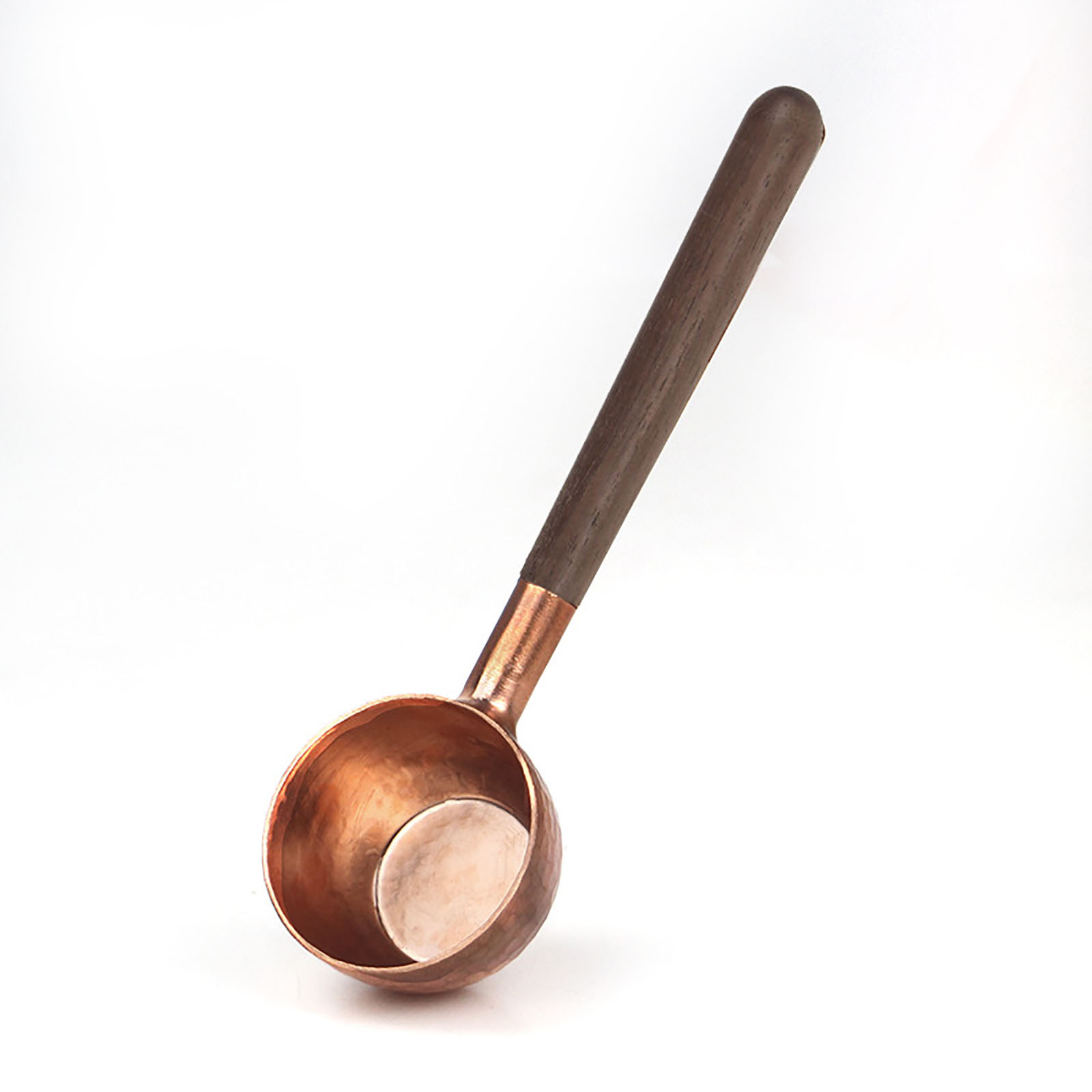 GC Measuring Spoons, Black Walnut And Red Copper Measuring Tablespoon, Wood Handle Coffee Scoop, Multifunction Coffee Measuring Spoon For Coffee Tea Soup. 