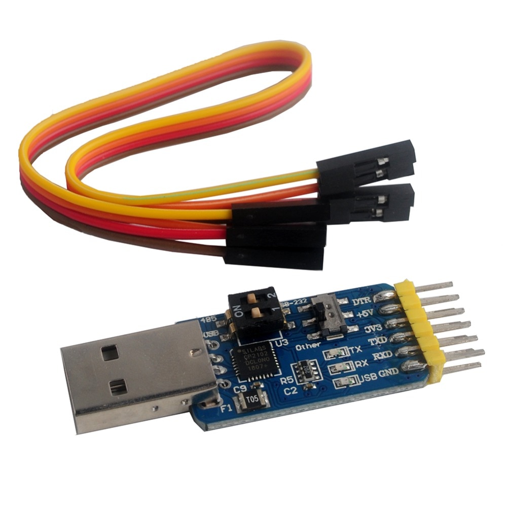 Nextion Enhanced 2.8 inch HMI LCD Touch Display Screen NX3224K028 + CP2102 USB to TTL 6-in-1 Serial Port Converter Adapter. 