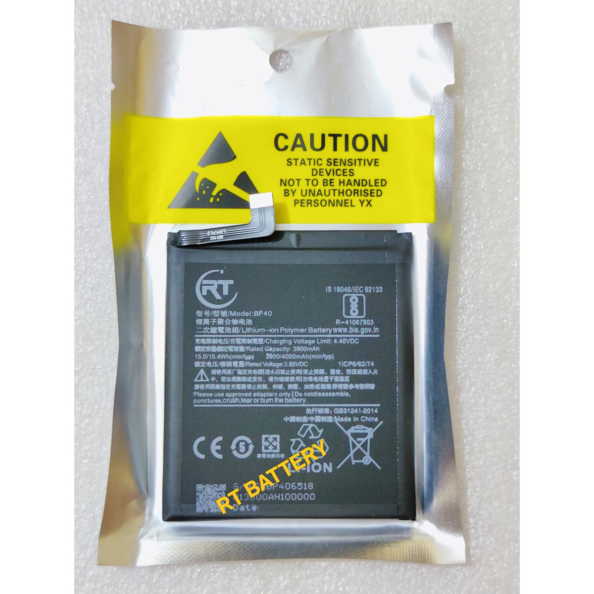 BP40 For Xiaomi Redmi K20 Pro / Mi 9T Pro Premium Rechargeable Battery - 4000mAh