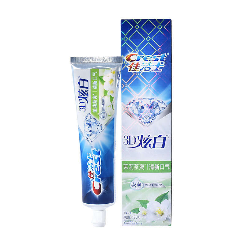 Crest 3D Whitening 180g Mint Lemon Breath Refreshing Toothpaste for Home Use Stains Removal and Brightening White Baking Soda. 