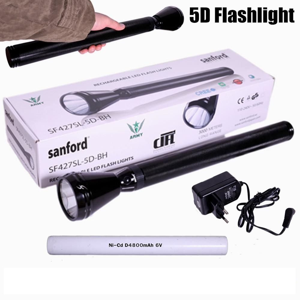 Sanford 5SC Rechargeable Big size Torch Light