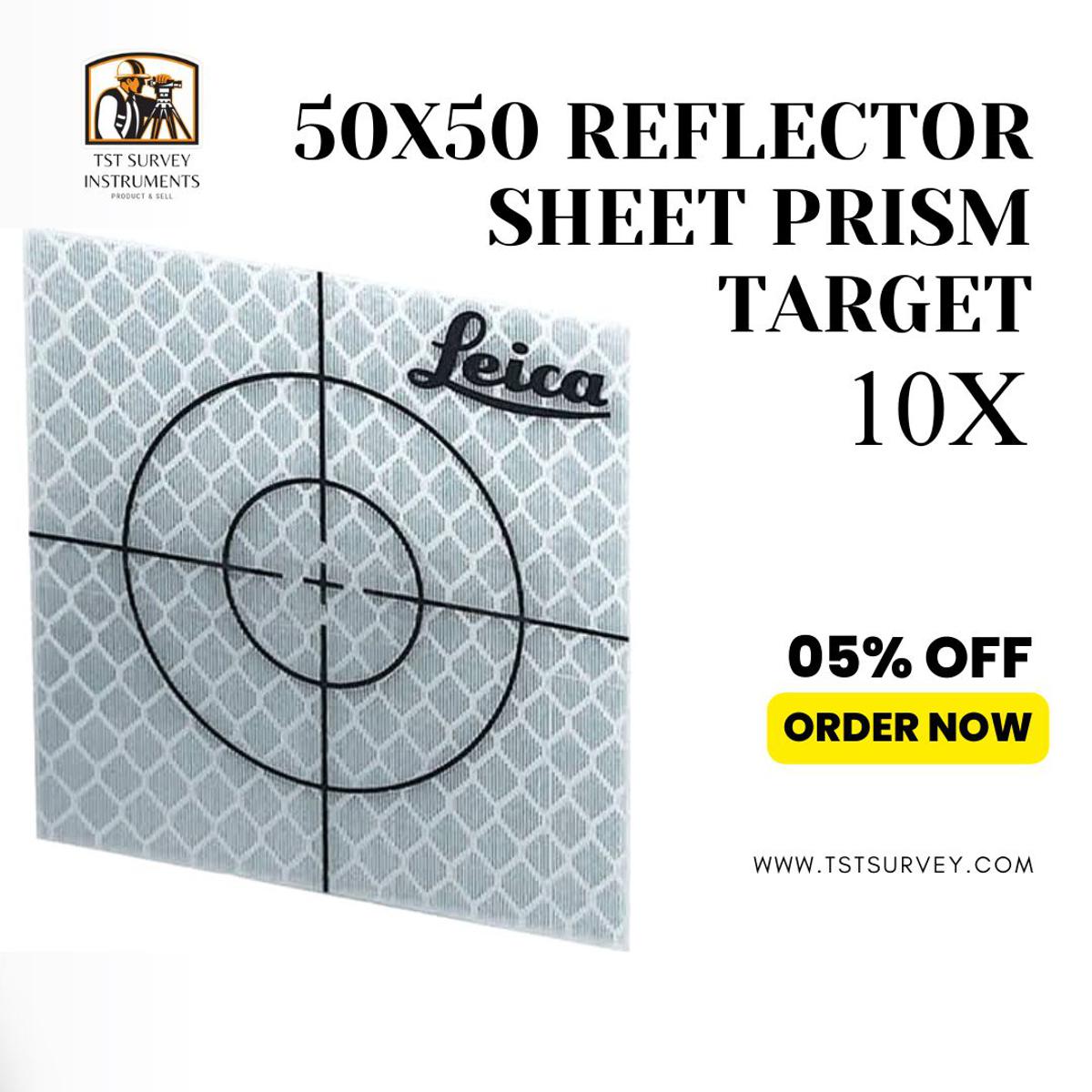10X 50x50 REFLECTOR Sheet PRISM TARGET For TOTAL STATION
