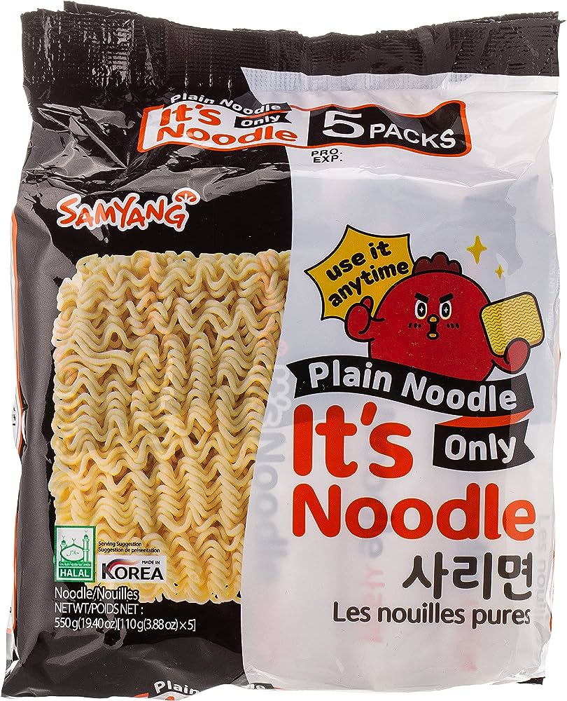 Samyang Sarimyun Plain Noodles - 5 in 1 Pack. 