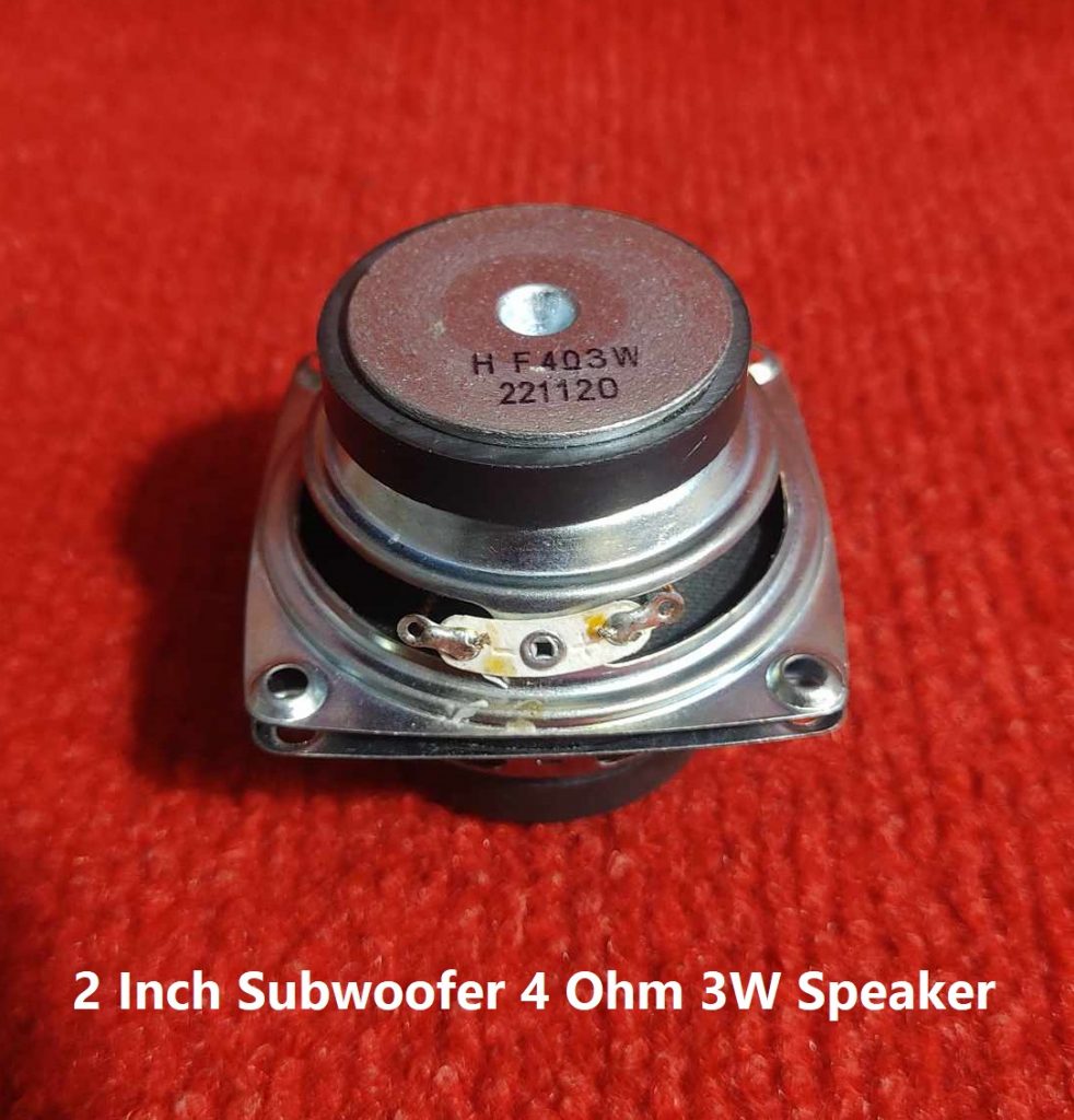 2Pcs- H F 2 Inch Speaker 4 Ohm Audio Amplifiers Speaker 4 Ohm Speaker 2 Inch Subwoofer 4 Ohm 3W Speakers 50mm Speaker Audio Speaker 3W Subwoofer Amplifier Speaker 3W Bluetooth Speaker. 