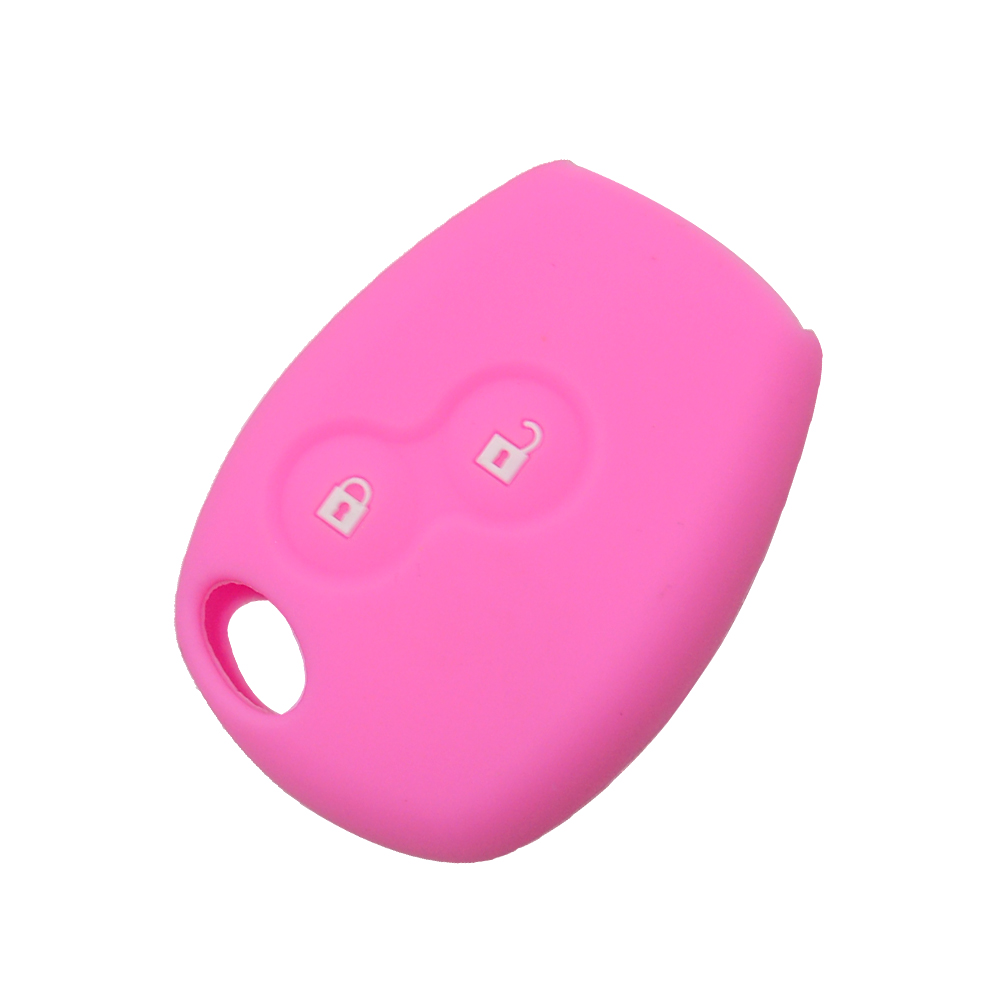 【DATA FROG Global MALL】Okey 2 Buttons Car Silicone Shell For Clio Silica Key Shell Shipping. 