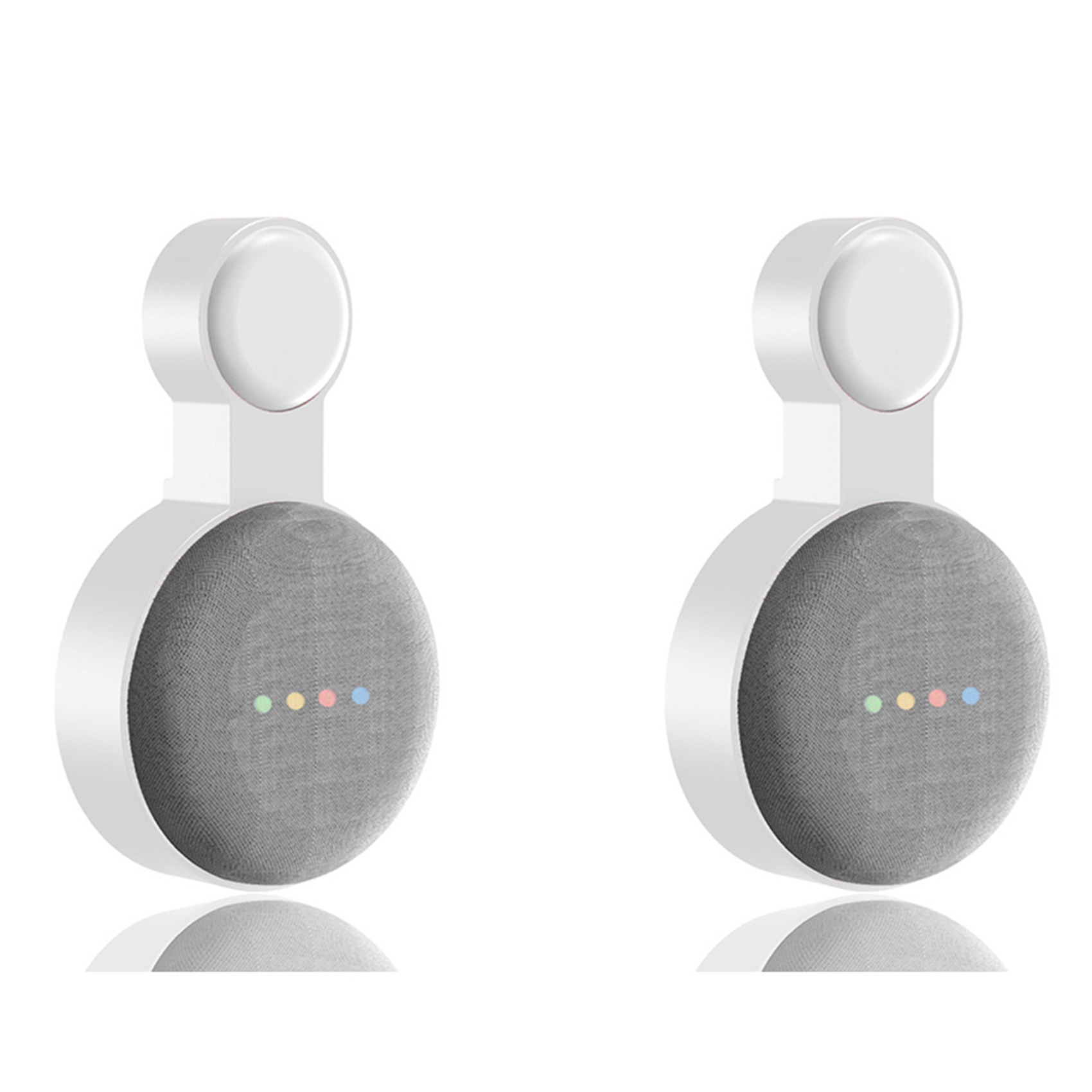 for Google nest mini holder-4 x Holder for Google Nest Mini-Black & White. 