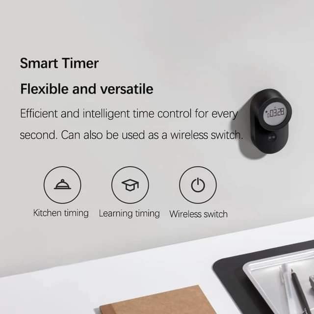 Xiaomi Mijia Smart Intelligence Countdown Timer with Mi Home App Control. 