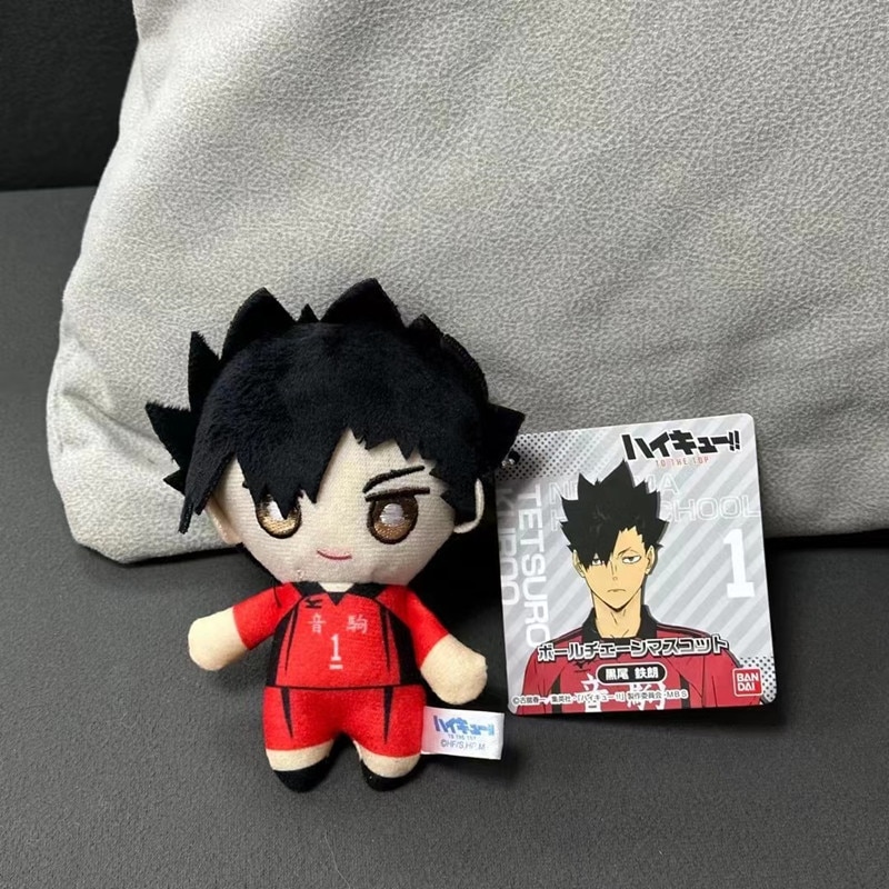 10cm Mini Haikyuu Plush Toy Volleyball Stuffed Doll Hinata Shoyo Tobio Kageyama Yu Nishinoya Plush Pendant Keychain Toy For Gift. 