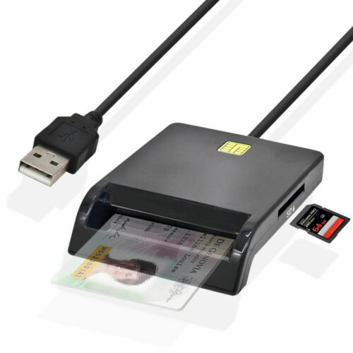 USB SIM Smart Card Reader For Bank Card IC/ID EMV SD TF MMC Cardreaders USB-CCID ISO 7816 for Windows 7 8 10 Linux OS. 