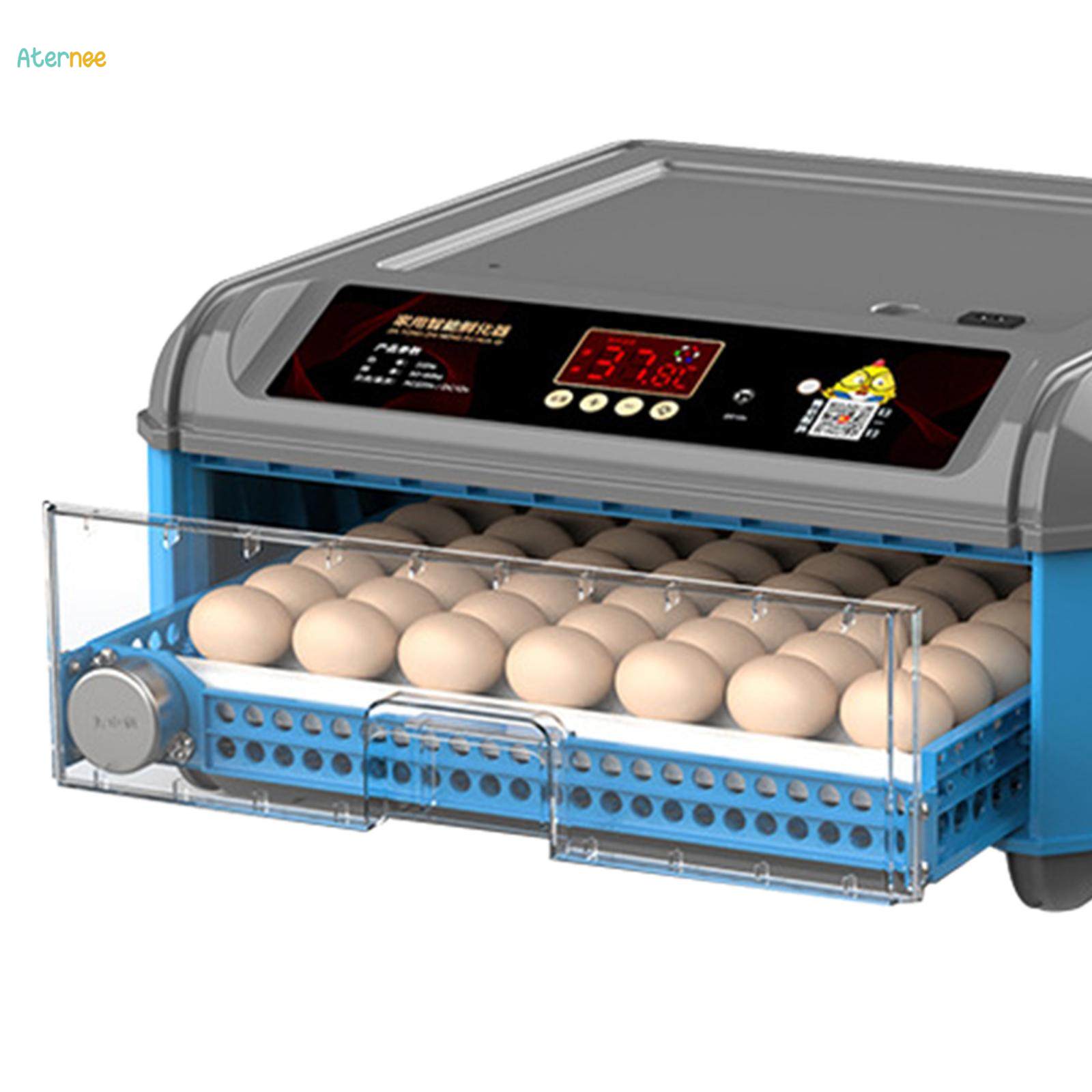 Automatic Egg Incubator Easy Cleaning Chicken Hatcher for Quail Goose Pigeon 48 Eggs. 