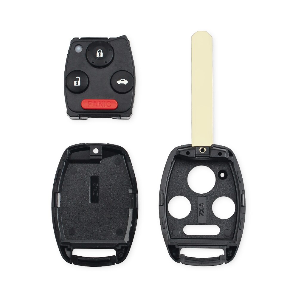 Replacement Remote Car Key Shell For Honda Accord Civic CRV Pilot Insight 2 2+1 3 3+1 4 Buttons Fob Auto Key Case Cover-Model 1. 