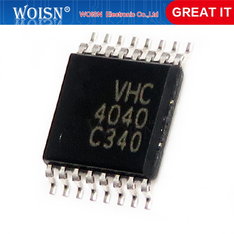 5pcs/lot 74VHC4040MTCX 74VHC4040 VHC4040 V4040 TSSOP-16 In Stock. 