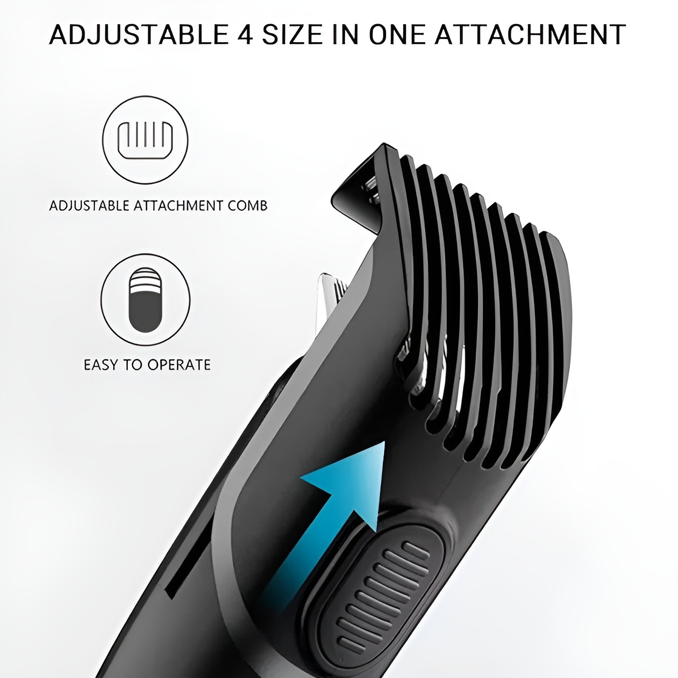 HTC AT-525 Trimmer 45 min Runtime 4 Length Settings. 