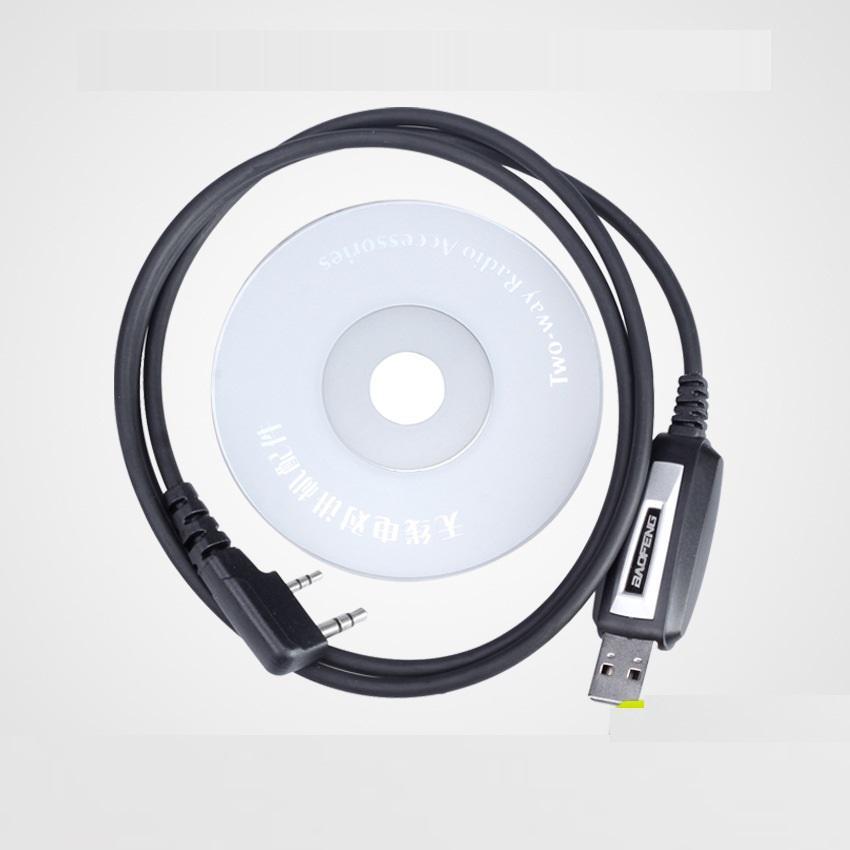 Baofeng USB Programming Cable Accessory for UV-5R/5RA/5R Plus/5RE, UV3R Plus, BF-888S with Driver CD. 