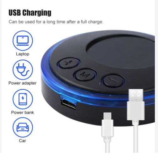 Tens Units EMS Mini Massager with 4 Pads ,Muscle Stimulator Full Body Relax Machine Rechargeable Device for Legs Back Neck Pain Relief Therapy By AF. 