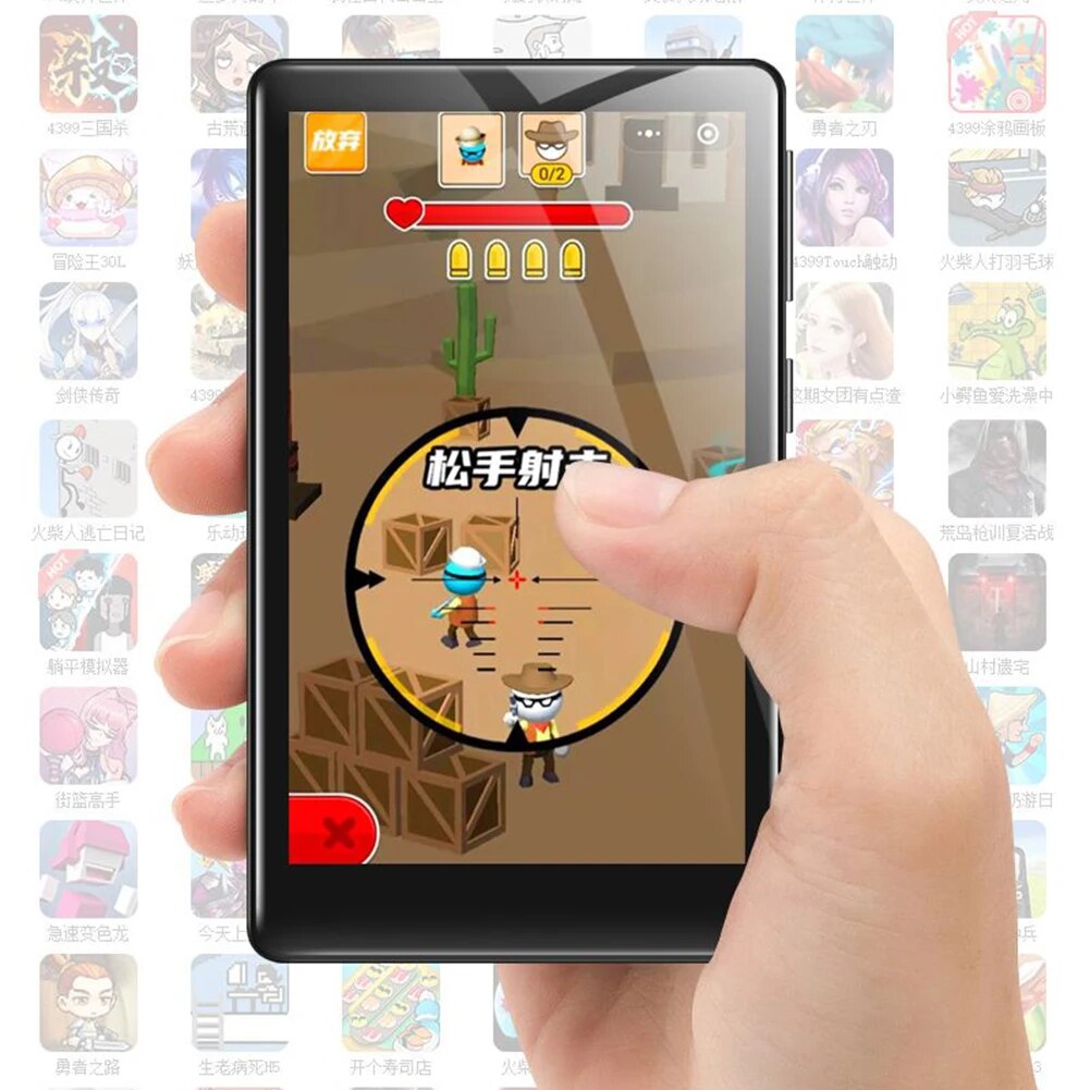 WIFI MP3 MP4 Player Music MP3 Player Android 8.1 Bluetooth-Compatible with Speaker 4 Inch Full Touchscreen with FM Radio/E-Book. 