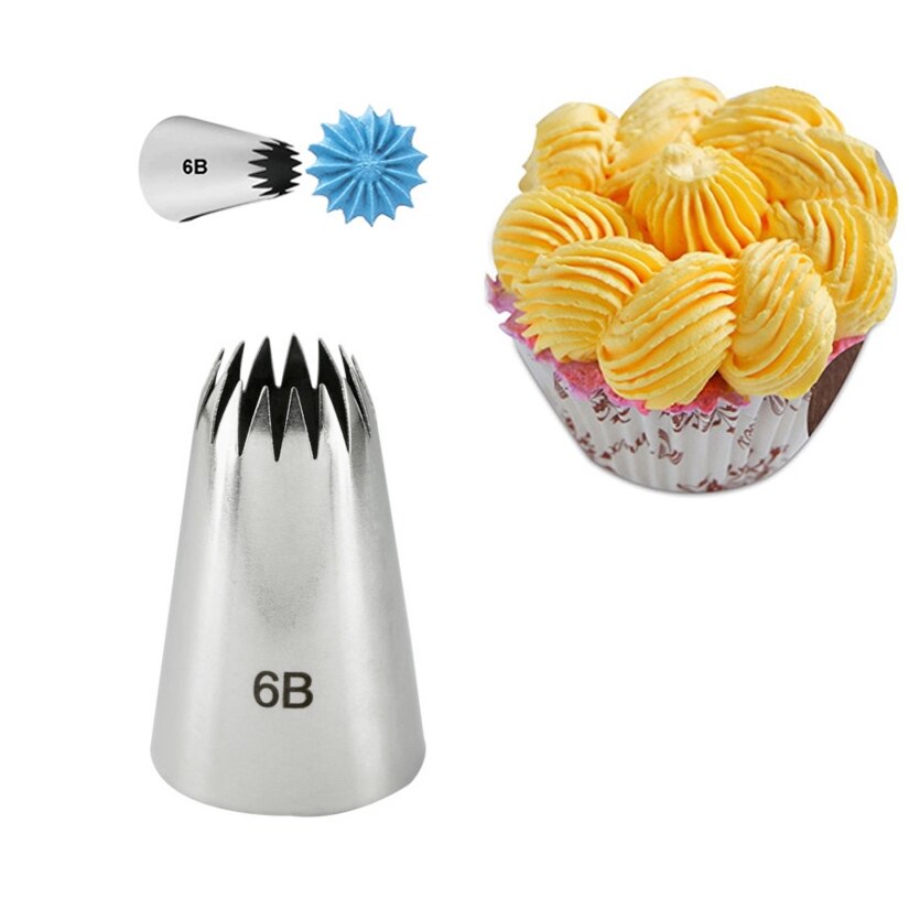 6B Nozzle for Cake Decoration big size single piece. 