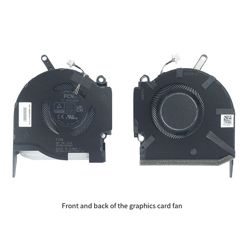 Cooling Fan Convenient As Shown Metal+Plastic for OMEN 16-K Fan 16-N Shadow Genie 8 Pro TPN-Q280