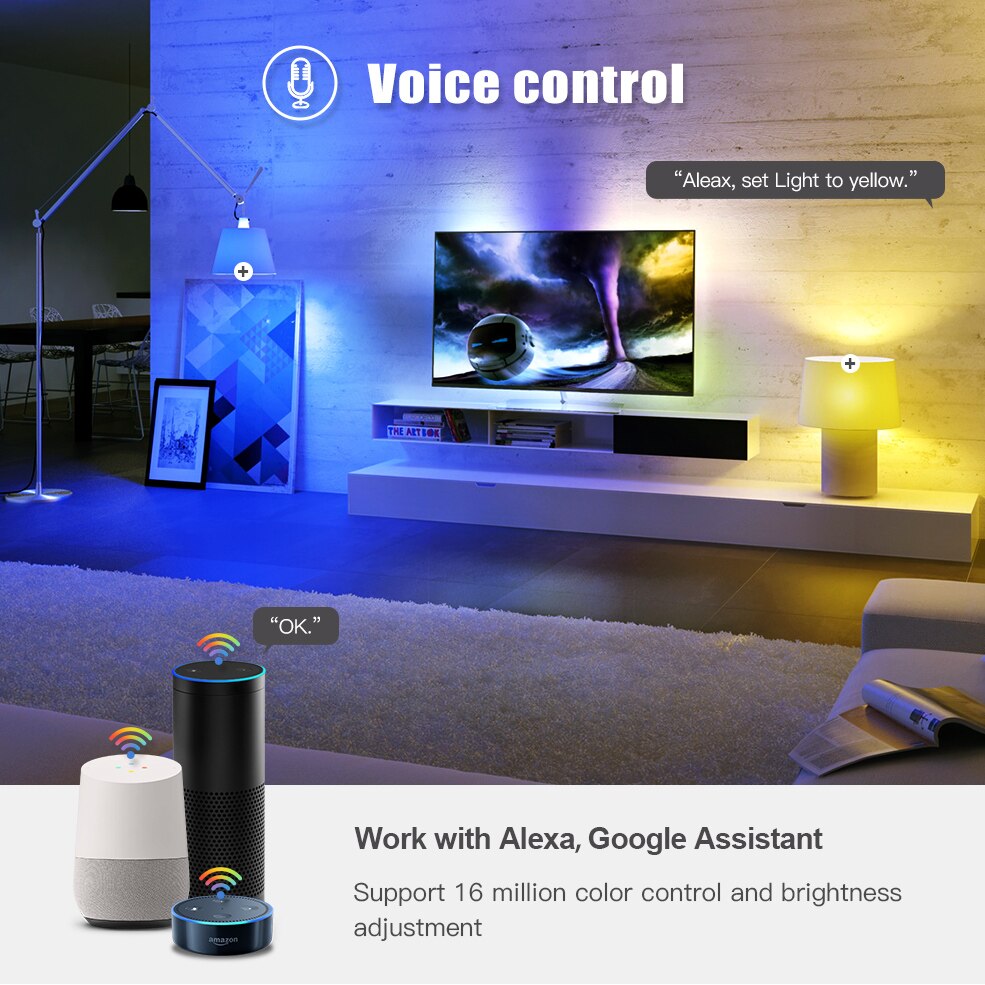 Zigbee 3.0 Tuya Smart Led Bulb Light Table Lamp E27 Wifi RGBCW Color Changing Dimmable 15W Works with Hue Alexa Echo Google Home. 