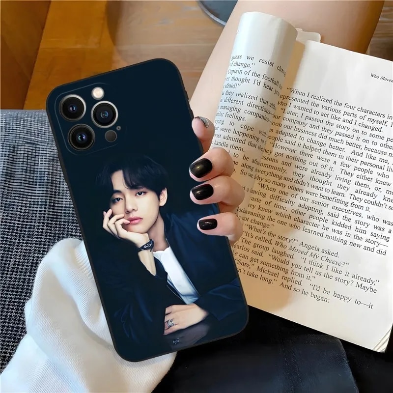 Korean Star Kim-taehyung Phone Case For Iphone 14ProMax 11 13 14 Pro Xs Max Mini Xr X 7 8 6 6s Plus Shell Coque KEEMEEUYZO. 
