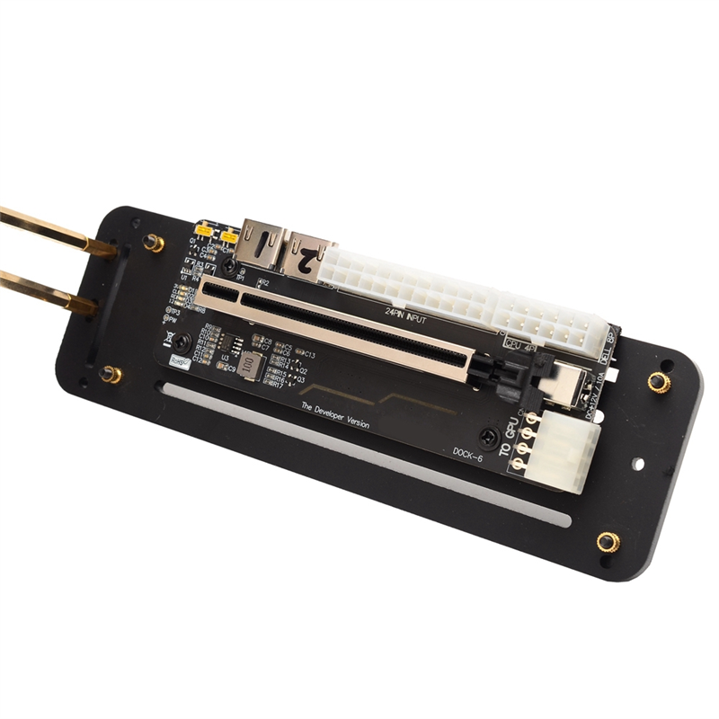 Laptop External Graphics Card EGPU PCI-E 3.0 X16 to M.2 NVMe Extension Cable with Bracket for ITX EGPU Bracket. 