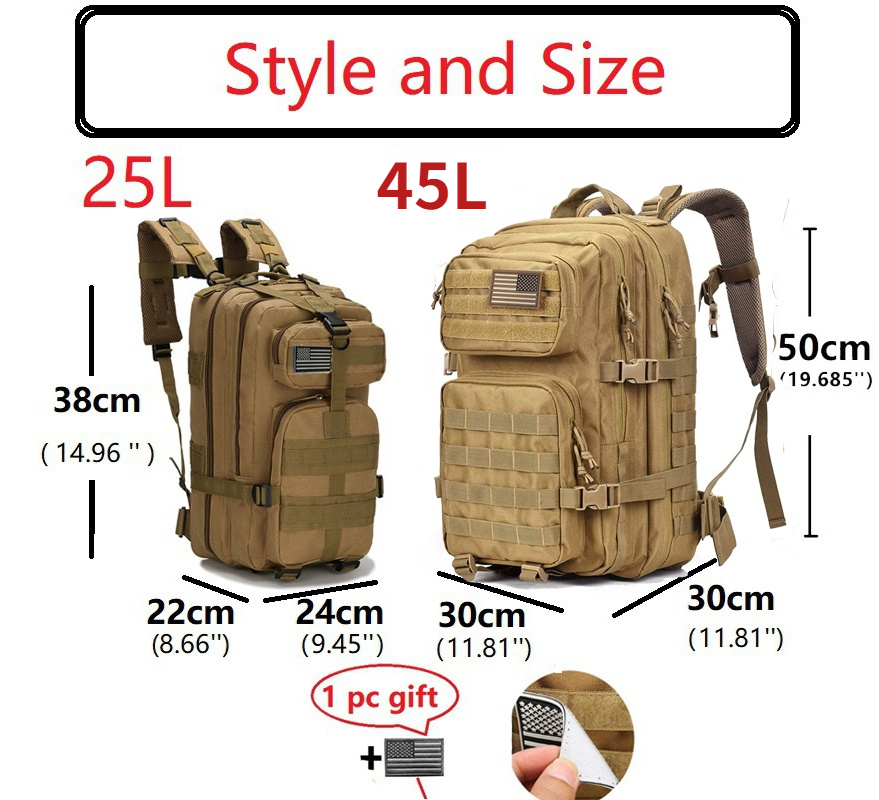 Military Tactical Backpack Large Army 3 Day Assault Pack Molle Bag Backpacks Hiking Backpacks Bags Daraz .bd