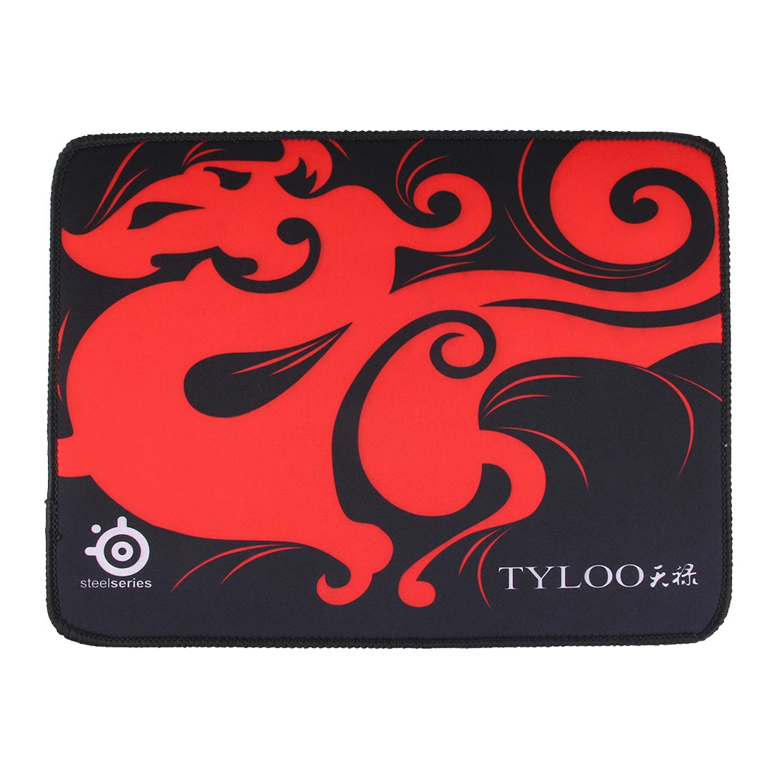 Extended Large Slim Anti-Slip TYLOO Pattern Soft Rubber Smooth Cloth Surface Game Keyboard Mouse Pad Mat, Size: 320 x 240 x 3 mm. 