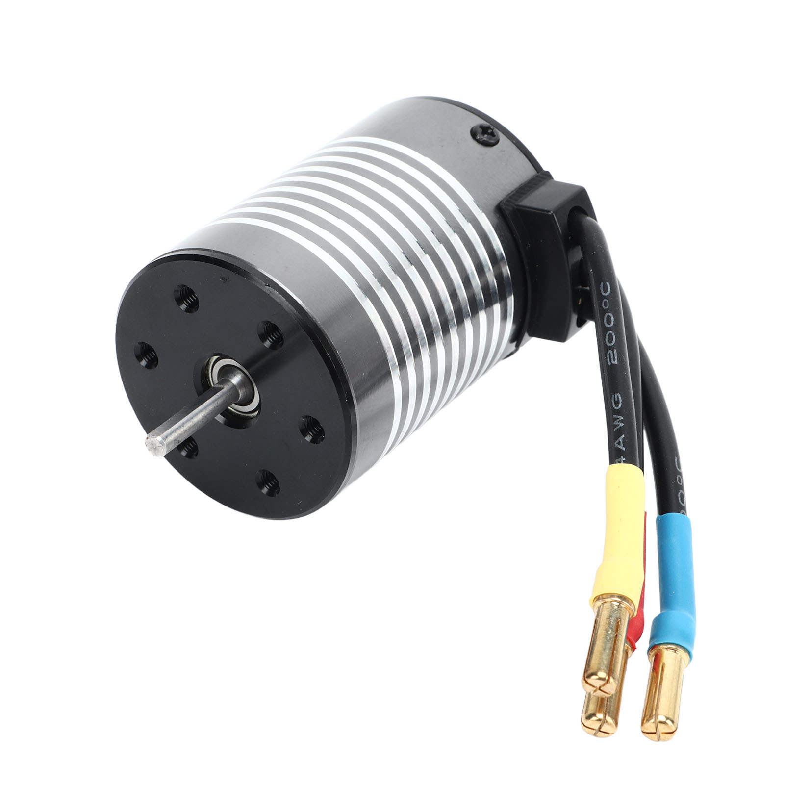 RC Motor, Large Torsion Waterproof 3500KV High Speed 3650 Brushless Motor for 1/8 1/10. 