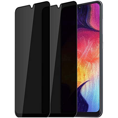 9H Privacy Glass Screen Protector for Samsung Galaxy A20, A30, A50, M21, M31, M32, A22, F22, M22. 